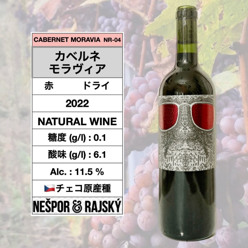 画像1: カベルネ  モラヴィア 2022  /  CABERNET MORAVIA 2022  🇨🇿 (ナチュラルワイン / Natural wine) (1)