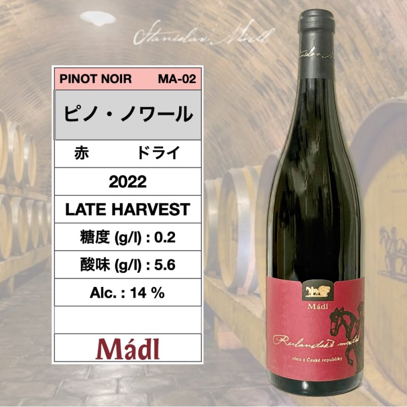 画像1: ピノ・ノワール 2022  /  Pinot Noir 2022  🇨🇿 (1)