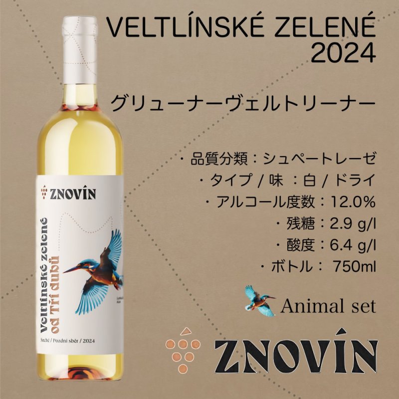 画像2:  グリューナー  ヴェルトリーナー 2024  /   VELTLÍNSKÉ ZELENÉ   2024 (2)