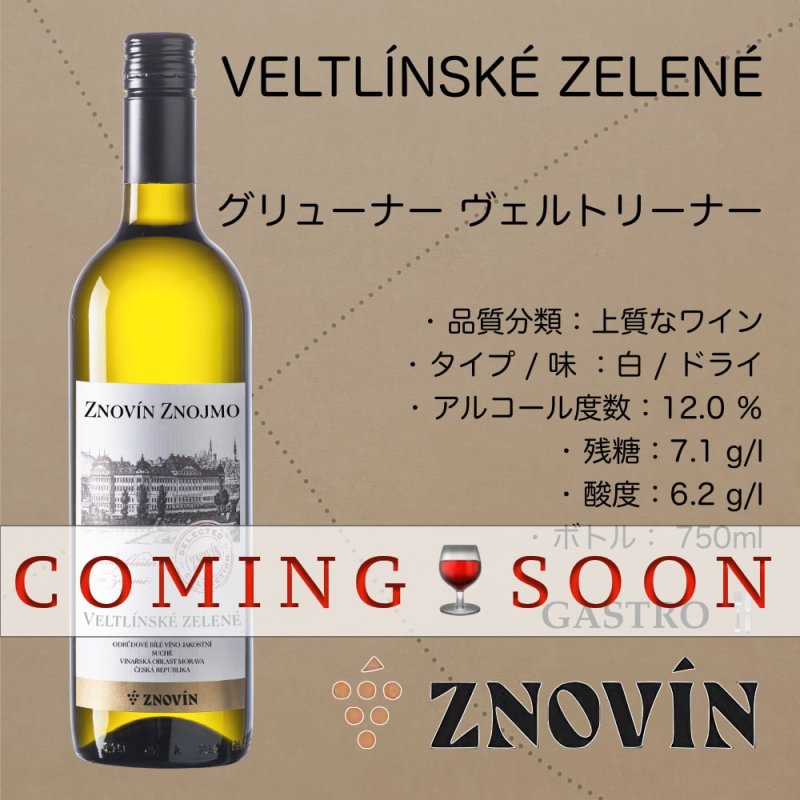 画像1:  グリューナー  ヴェルトリーナー 2024  /   VELTLÍNSKÉ ZELENÉ   2024 -GASTRO (1)